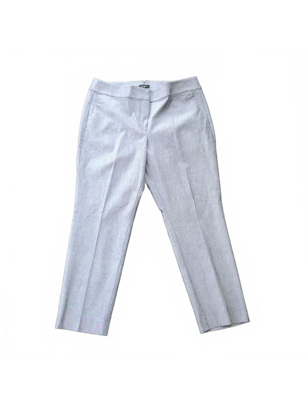 LOFT Julie Gray Dress Pants Size 12 NWT